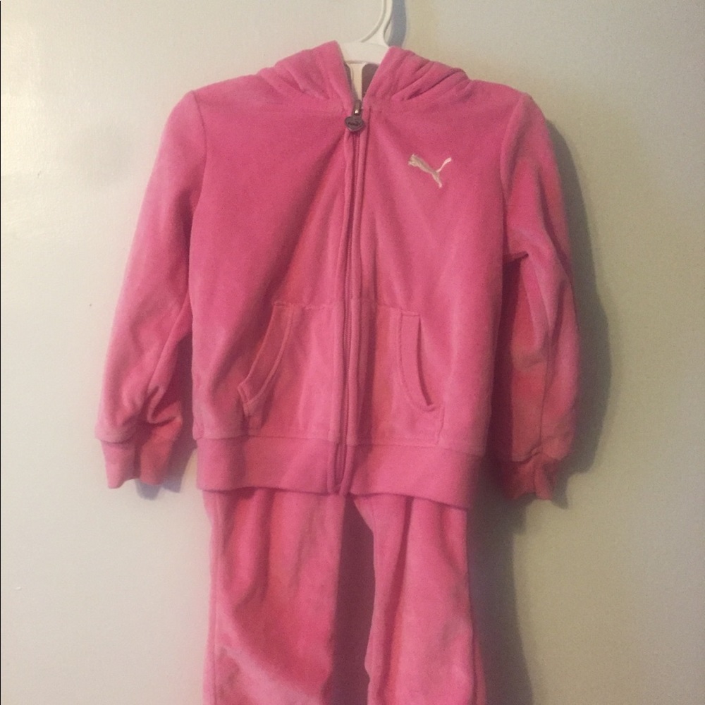 Pink Puma Tracksuit